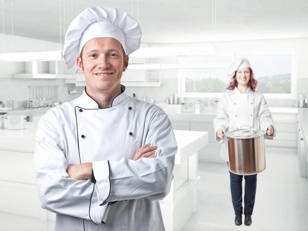 Chef-kok — Stockfoto