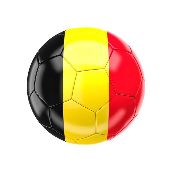 Belgium soccer ball — Stock Photo, Image