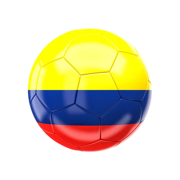 Bola de fútbol Colombia —  Fotos de Stock