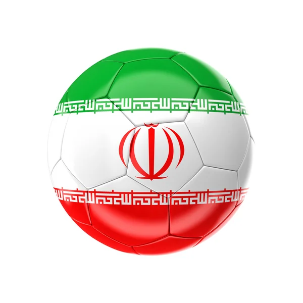 Iran soccer ball — Stock Photo, Image