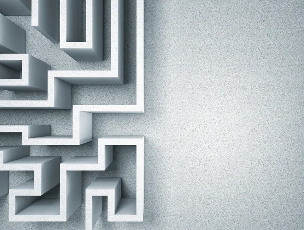 3d maze — Stock Photo, Image