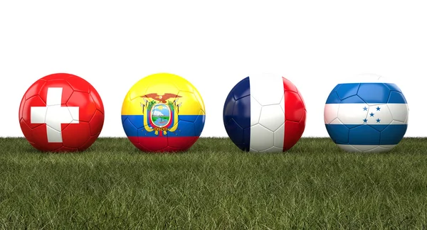 Soccer wordl cup balls — Stock Photo, Image