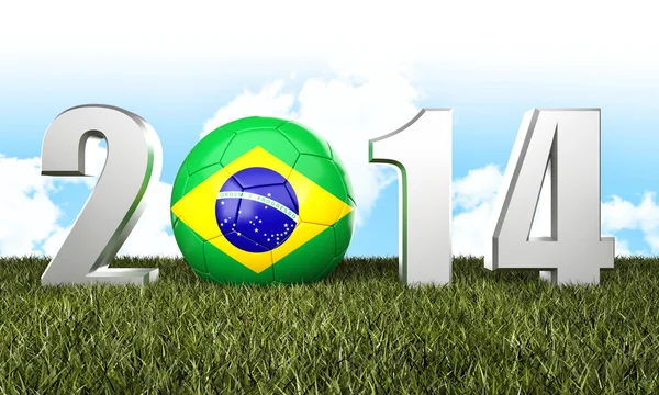 Brazílie soccer2014 — Stock fotografie