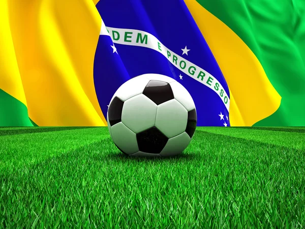 Braziliaans voetballer — Stockfoto