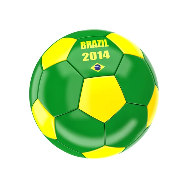 Balón de fútbol Brasil —  Fotos de Stock