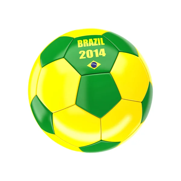 Balón de fútbol Brasil — Foto de Stock