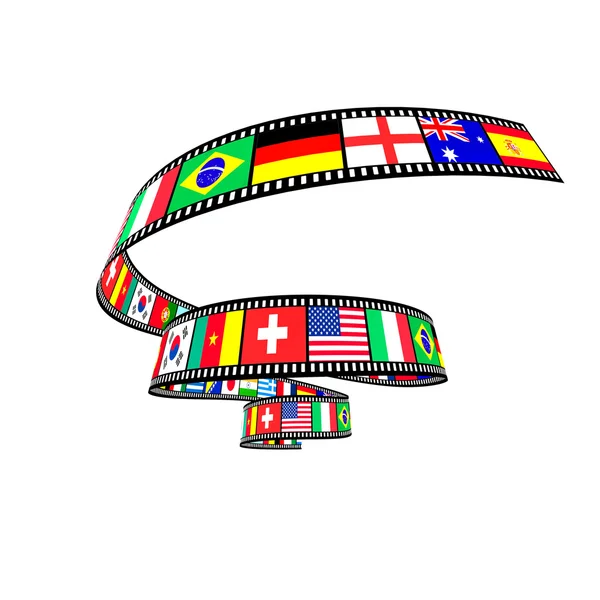 Película bandera — Foto de Stock