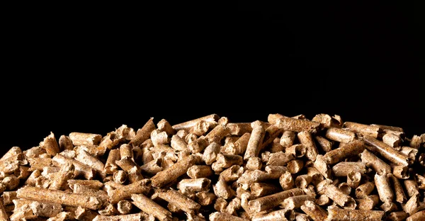 Holzpellet — Stockfoto