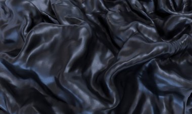  Dalga efektli siyah derinin 3 boyutlu görüntüsü