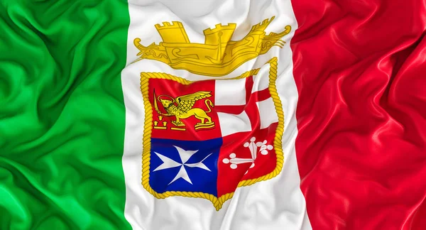 Italian Flag Maritime Republics Render — Stock Photo, Image