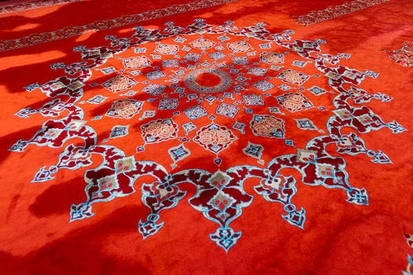 Detail Des Teppichs Der Süleymaniye Moschee Istanbul — Stockfoto