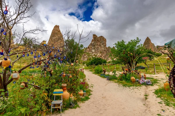 View Uchisar Castle Cappadocia Turkey — Stock Photo, Image