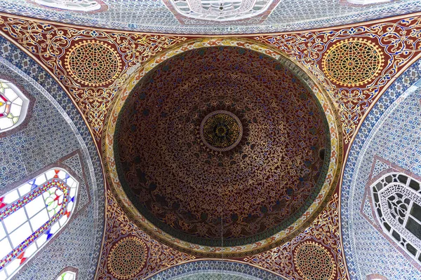 Detail Interior Dome Topkapi Palace Istanbul — Foto de Stock