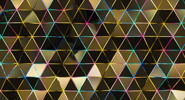 추상적 기하학적 삼각형 무지개 가장자리 — 스톡 사진