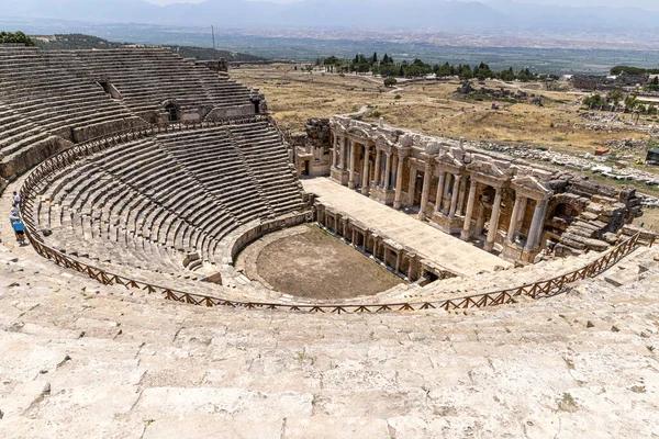 Pamukkale Turquie Juillet 2022 Vue Théâtre Amphi Pamukkale — Photo