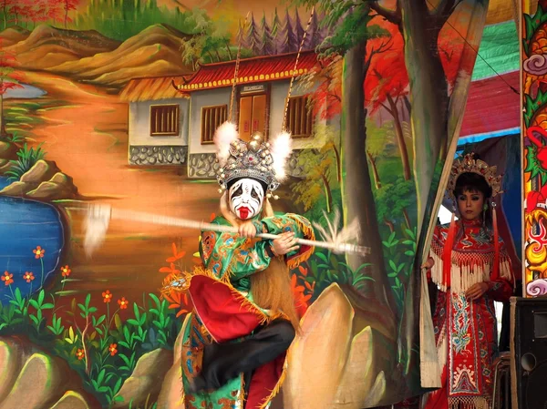 Chinese opera prestaties — Stockfoto