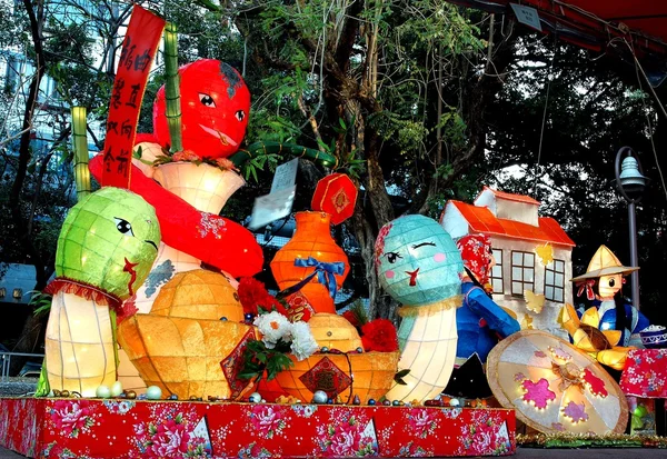 Kolorowe latarnia Latarnia festiwalu na Tajwanie — Zdjęcie stockowe