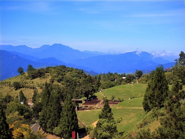 Paisaje alpino en el centro de Taiwán — Foto de Stock