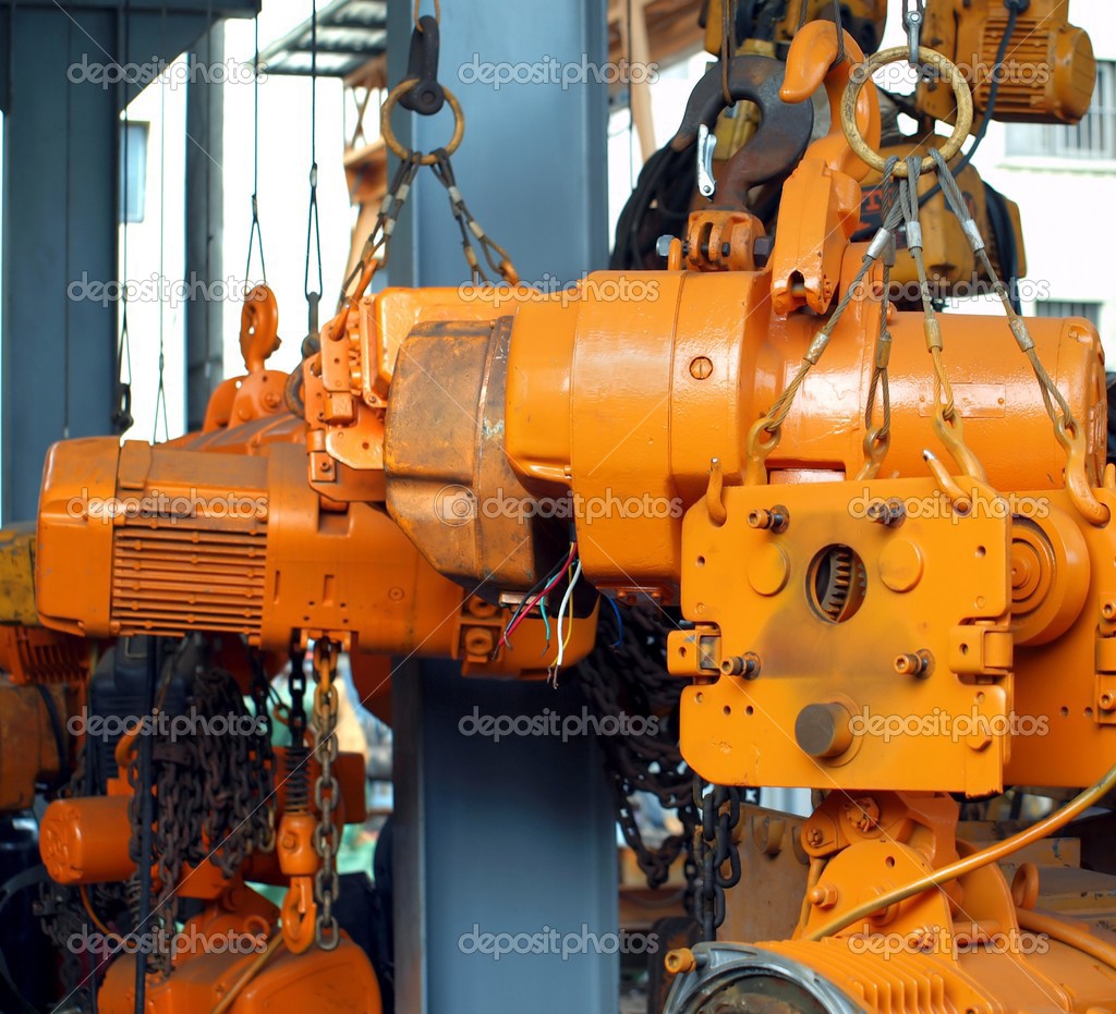 Various Winches and Cranes for Ships Stock Photo by ©shiyali 33542953