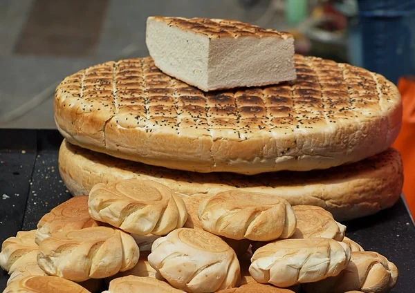 Pão e Buns tradicionais chineses — Fotografia de Stock