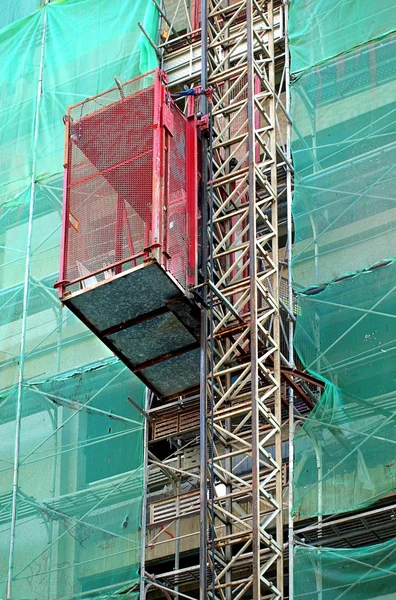 Industrial Elevator at Building Site — Stock Photo, Image