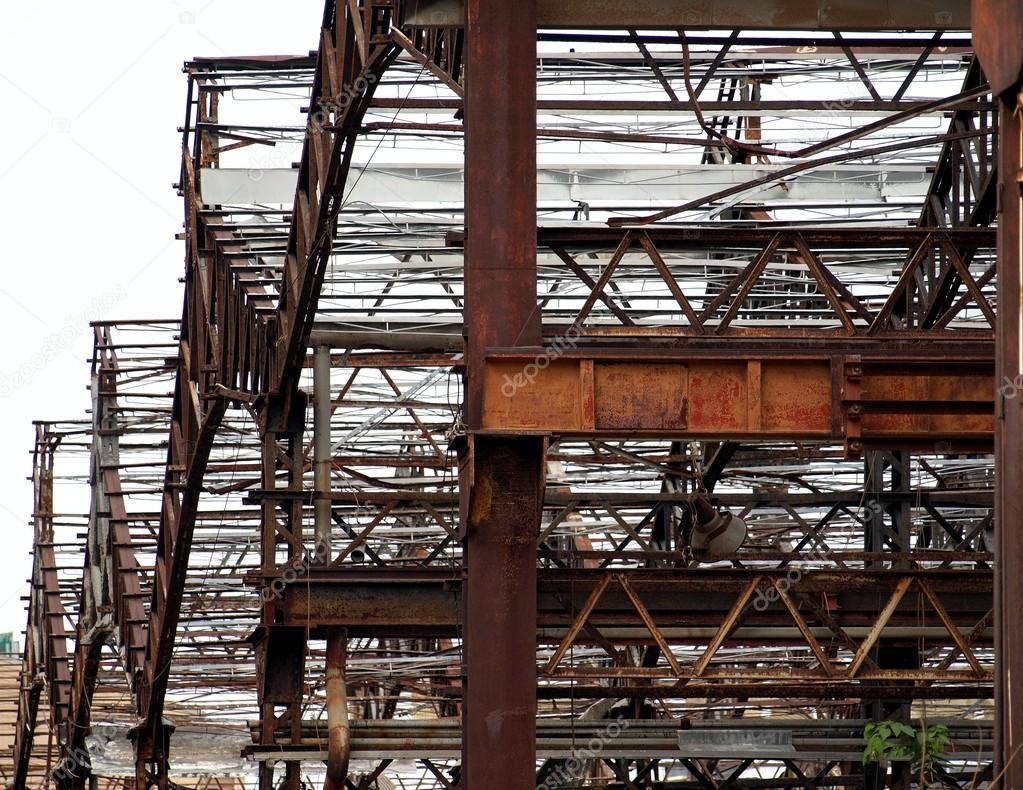 Metal Structure of a Deserted Factory