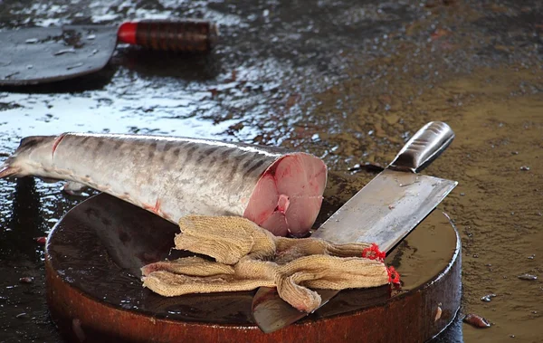 Mercato del pesce Natura morta — Foto Stock