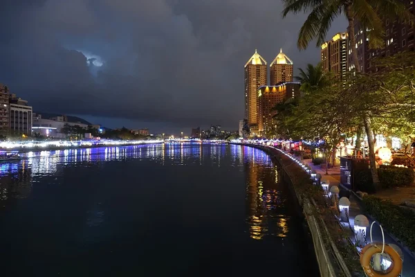 The Love River during the 2014 Lantern Festival in Taiwan — Stock Photo, Image