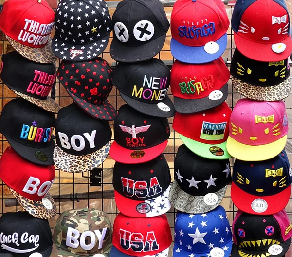 Colorful and Fashionable Baseball Caps — Stock Photo, Image