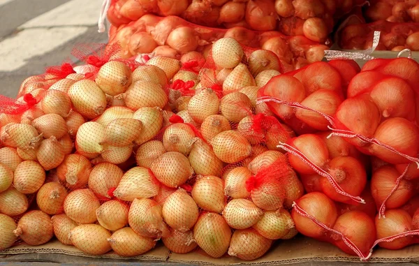 Sacks of Onions — Stock Photo, Image