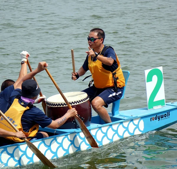 Das Drachenbootfestival 2014 in kaohsiung, taiwan — Stockfoto