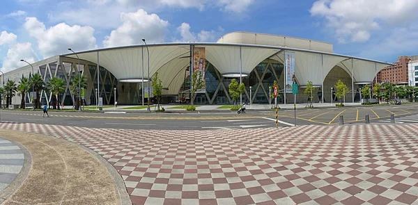 Vista panorâmica do Centro de Arte Da Dong em Kaohsiung — Fotografia de Stock