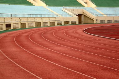 Athletic Track and Field Markings clipart