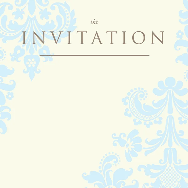 Запрошення на весілля або оголошення — стоковий вектор
