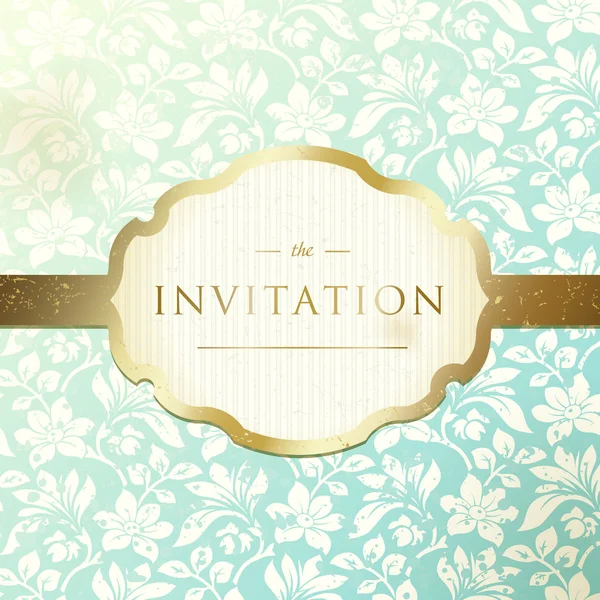 Invitation to the wedding or announcements — Stock Vector