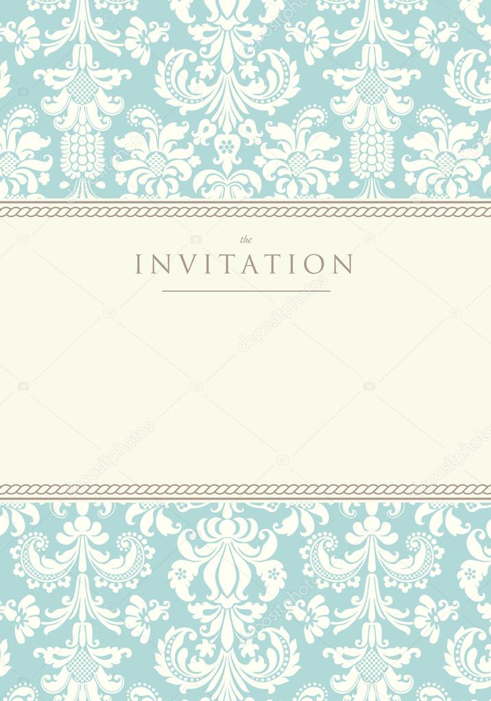 Invitation to the wedding or announcements