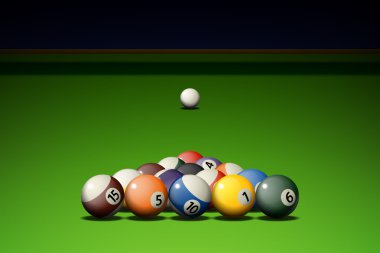 Pool Game clipart
