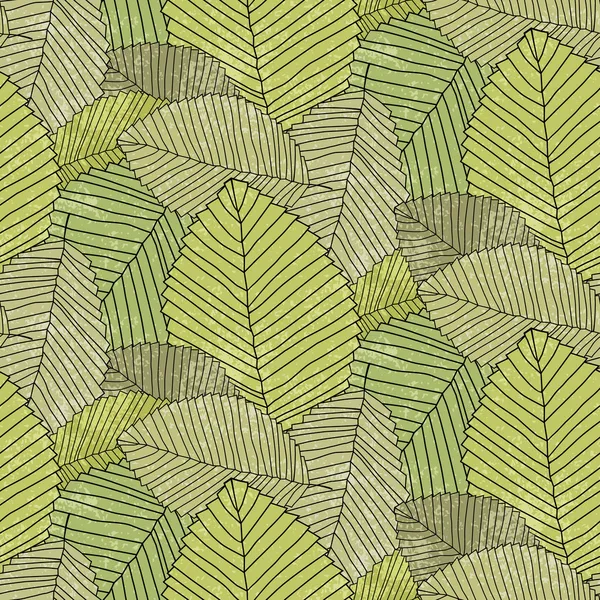 Colore del modello di foglie — Vettoriale Stock
