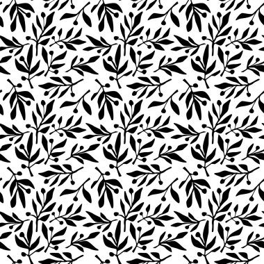 seamless modeli zeytin dalı