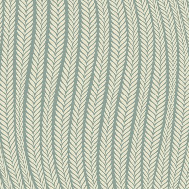 Pattern Wheat Ear Blowing In The Wind