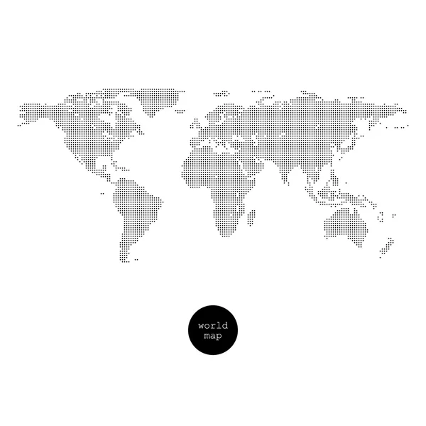 Mapa mundial — Vector de stock