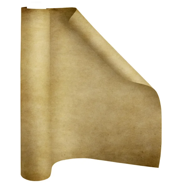 Старый пергаментный свиток — стоковое фото