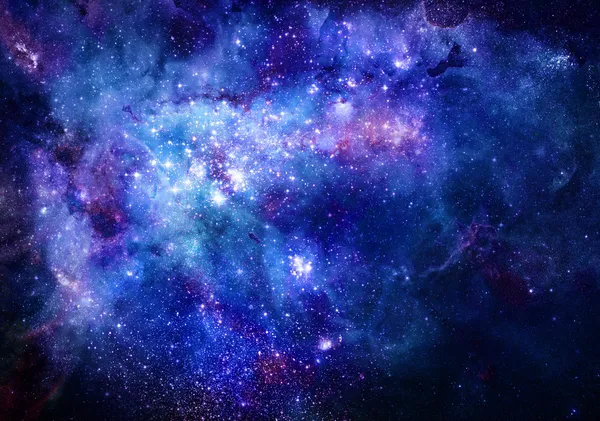 Nuvem de gás nebuloso no espaço sideral profundo — Fotografia de Stock