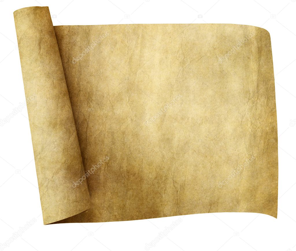 Old parchment scroll Stock Photo by ©clearviewstock 21604961