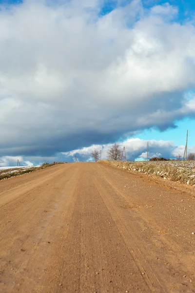 Landelijke weg. — Stockfoto