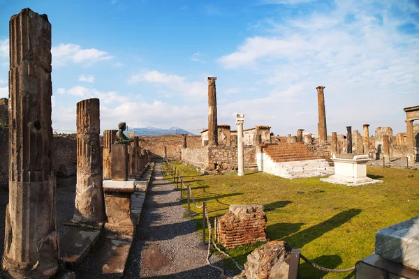 Ruiny Pompejí, Itálie. — Stock fotografie