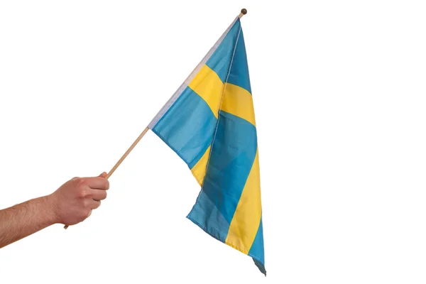 Svenska flaggan. — Stockfoto