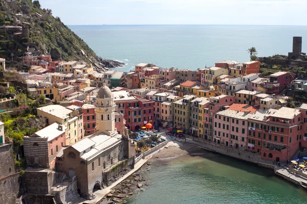 Vernazza city, Liguria, Italia . —  Fotos de Stock