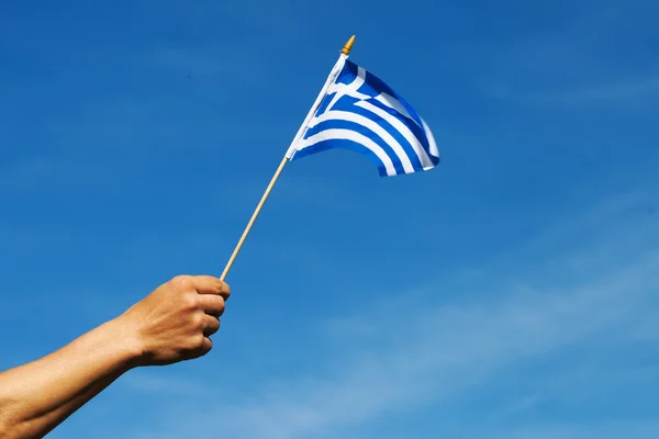 Greek flag. — Stock Photo, Image