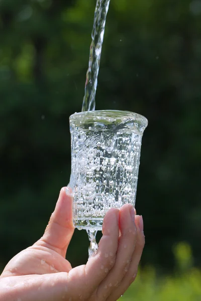 水のガラス. — ストック写真